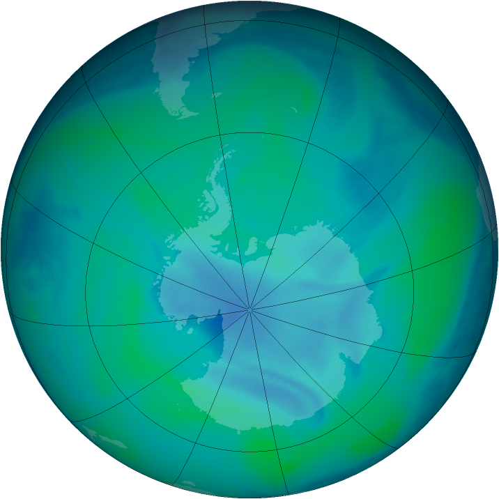 Ozone Map 2006-12-30